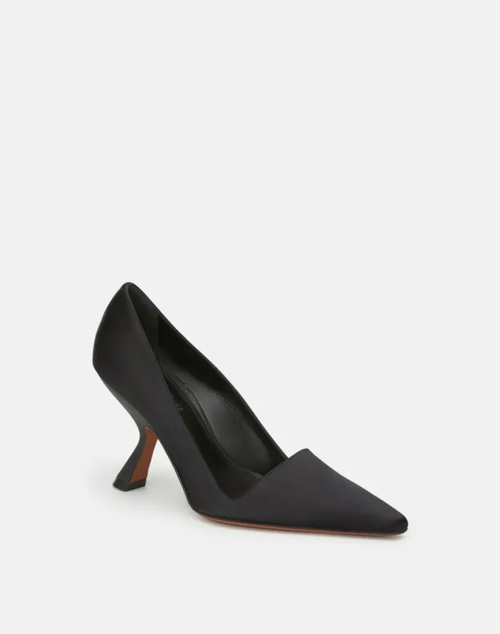 Lafayette 148 New York Satin Pump Black Ready To WearShoes Heels
