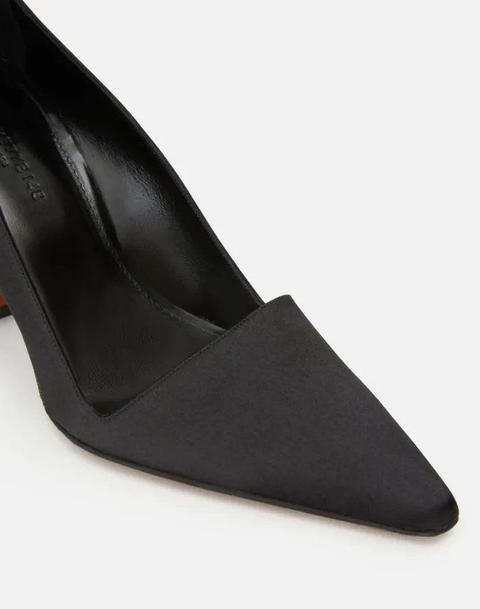 Lafayette 148 New York Satin Pump Black Ready To WearShoes Heels