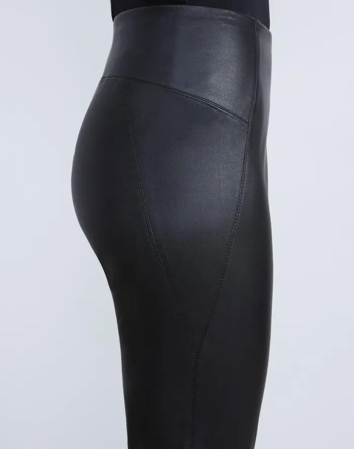 Lafayette 148 New York Stretch Nappa Leather Greenwich Legging Copper Ready To Wear Pants and Shorts