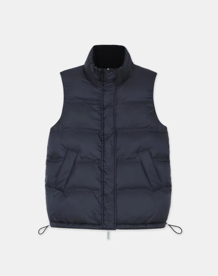 Lafayette 148 New York Wool Knit and Quilted Down Reversible Vest Black Ready To Wear Jackets and Blazers Lafayette 148 New York Wool Knit and Quilted Down Reversible Vest Black Ready To Wear Jackets and Blazers