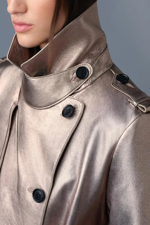 Leather Jackets Women Mackage GAELV Maxi Leather Trench Coat Black Leather Jackets Women Mackage GAELV Maxi Leather Trench Coat Black