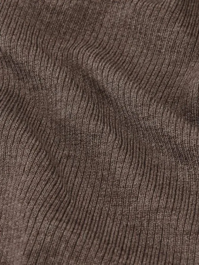 LEIRA CREWNECK SWEATER Black Clothing John Varvatos Sweaters