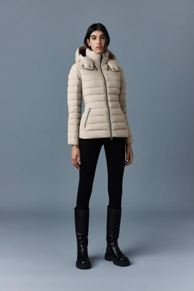 Light Down Jackets Women Mackage MICHI Agile360 Stretch Light Down Jacket With Hood Black Light Down Jackets Women Mackage MICHI Agile360 Stretch Light Down Jacket With Hood Black