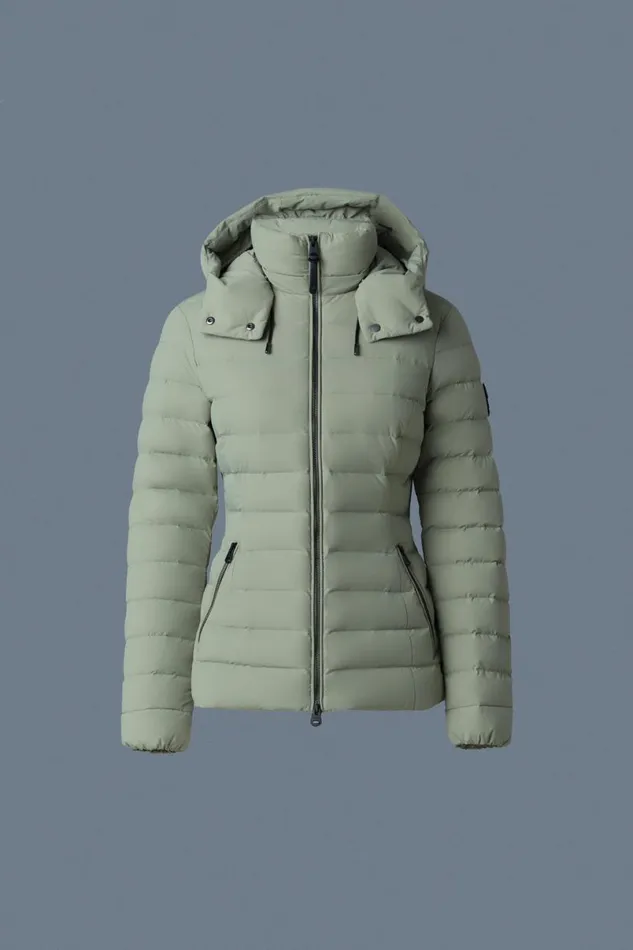 Light Down Jackets Women Mackage MICHI Agile360 Stretch Light Down Jacket With Hood Black Light Down Jackets Women Mackage MICHI Agile360 Stretch Light Down Jacket With Hood Black