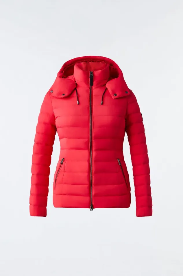 Light Down Jackets Women Mackage MICHI Agile360 Stretch Light Down Jacket With Hood Black Light Down Jackets Women Mackage MICHI Agile360 Stretch Light Down Jacket With Hood Black