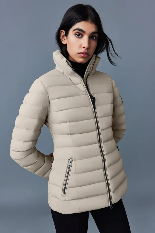 Light Down Jackets Women Mackage MICHI Agile360 Stretch Light Down Jacket With Hood Black Light Down Jackets Women Mackage MICHI Agile360 Stretch Light Down Jacket With Hood Black