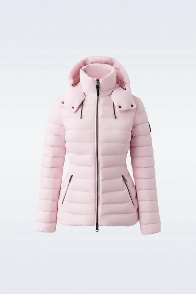 Light Down Jackets Women Mackage MICHI Agile360 Stretch Light Down Jacket With Hood Black Light Down Jackets Women Mackage MICHI Agile360 Stretch Light Down Jacket With Hood Black