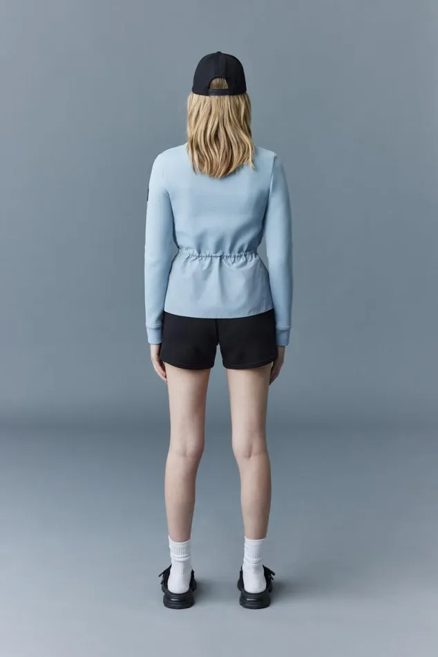 Light Jackets Women Mackage JOYCE Hybrid Jacket With Peplum Cream Light Jackets Women Mackage JOYCE Hybrid Jacket With Peplum Cream