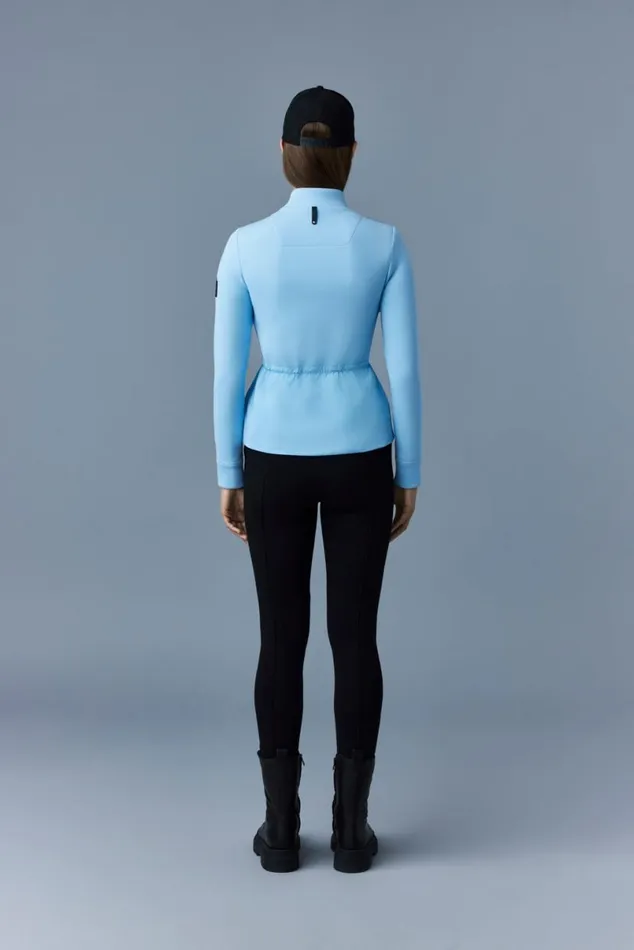 Light Jackets Women Mackage JOYCE Hybrid Jacket With Peplum Cream Light Jackets Women Mackage JOYCE Hybrid Jacket With Peplum Cream