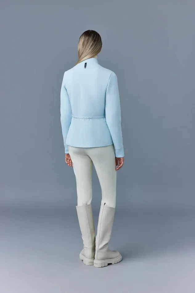 Light Jackets Women Mackage JOYCE Hybrid Jacket With Peplum Cream Light Jackets Women Mackage JOYCE Hybrid Jacket With Peplum Cream