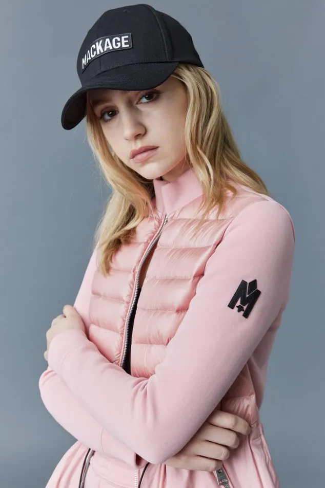 Light Jackets Women Mackage JOYCE Hybrid Jacket With Peplum Cream Light Jackets Women Mackage JOYCE Hybrid Jacket With Peplum Cream