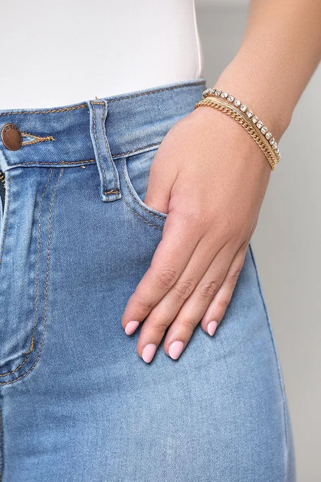 Lilly039s Kloset Jewelry Women 3 Layered Gold Bracelet