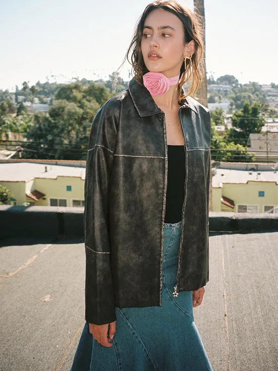 Lisa Says Gah Jackets Outerwear Women Macey Jacket Vintage Black