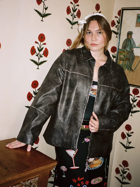 Lisa Says Gah Jackets Outerwear Women Macey Jacket Vintage Black