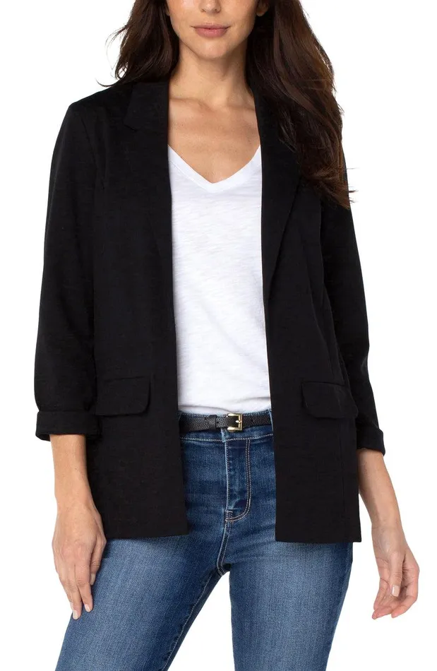 Liverpool Los Angeles BOYFRIEND BLAZER WITH PRINCESS DARTS Black Women BLAZERS