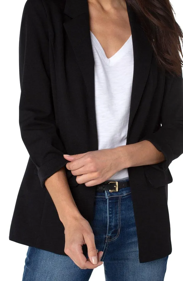 Liverpool Los Angeles BOYFRIEND BLAZER WITH PRINCESS DARTS Black Women BLAZERS