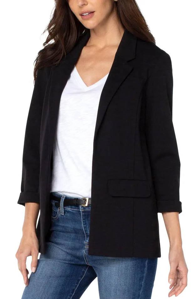 Liverpool Los Angeles BOYFRIEND BLAZER WITH PRINCESS DARTS Black Women BLAZERS