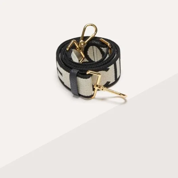 Logo Chalknoir Women Coccinelle Straps