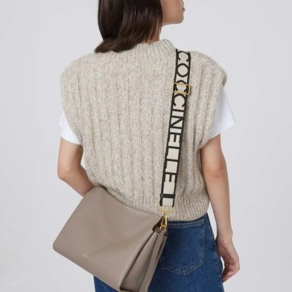 Logo Chalknoir Women Coccinelle Straps Logo Chalknoir Women Coccinelle Straps
