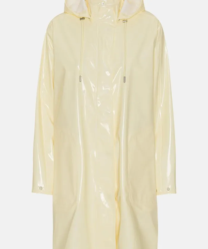 Long Raincoat 8211 Double Cream Rainwear Ilse Jacobsen Raincoats