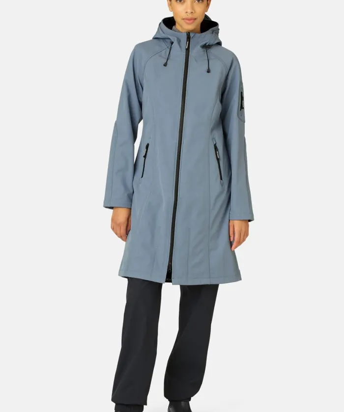 Long Soft Shell Raincoat 8211 Winter Ocean Rainwear Ilse Jacobsen Raincoats