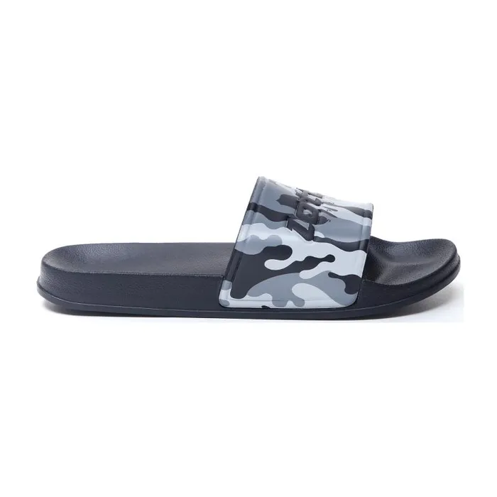 Lotto Sport FlipFlops And Slippers Man OCEANIA CAMO SLIDE All Blackcool Gray 7clight Asphalt