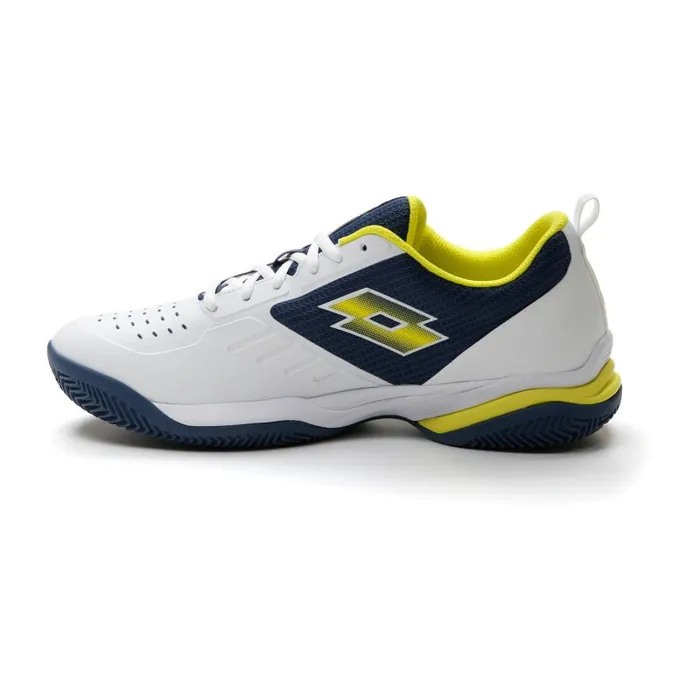 Lotto Sport Padel ManWoman SUPERRAPIDA 400 IV All Whiteacid Yellowdark Denim Lotto Sport Padel ManWoman SUPERRAPIDA 400 IV All Whiteacid Yellowdark Denim