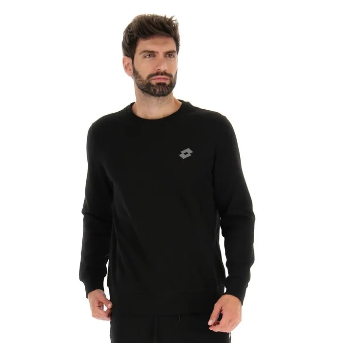 Lotto Sport Running And Training ManWoman MSC SWEAT RN All Black