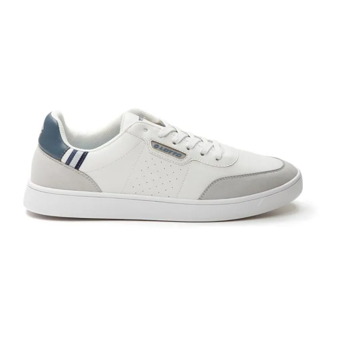 Lotto Sport Sneakers Man 1973 1 AMF Whiteblue Miragemushroom Gray
