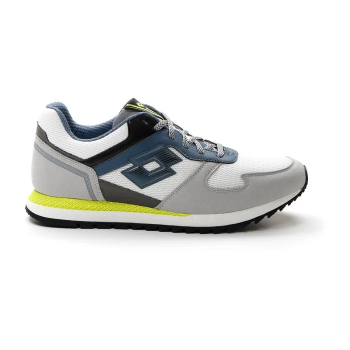 Lotto Sport Sneakers Man RUNNER PLUS 03995 AMF V Whiteblue Miragevapor Gray