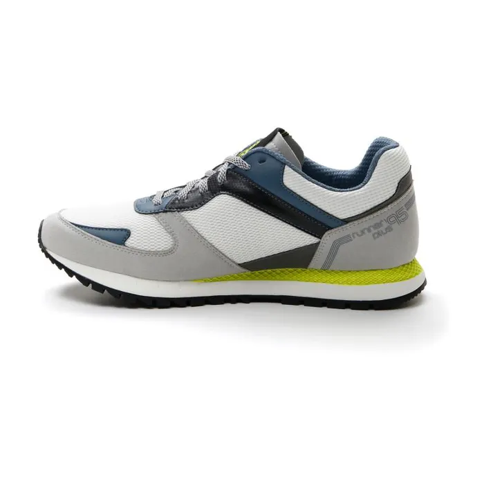 Lotto Sport Sneakers Man RUNNER PLUS 03995 AMF V Whiteblue Miragevapor Gray Lotto Sport Sneakers Man RUNNER PLUS 03995 AMF V Whiteblue Miragevapor Gray