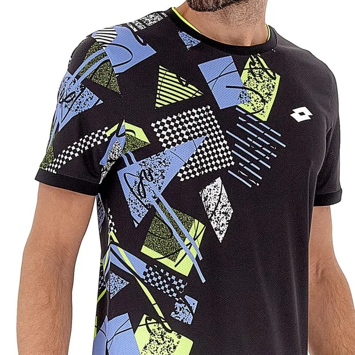 Lotto Sport TShirts ManWoman TECH I 8211 D5 TEE All Black Lotto Sport TShirts ManWoman TECH I 8211 D5 TEE All Black