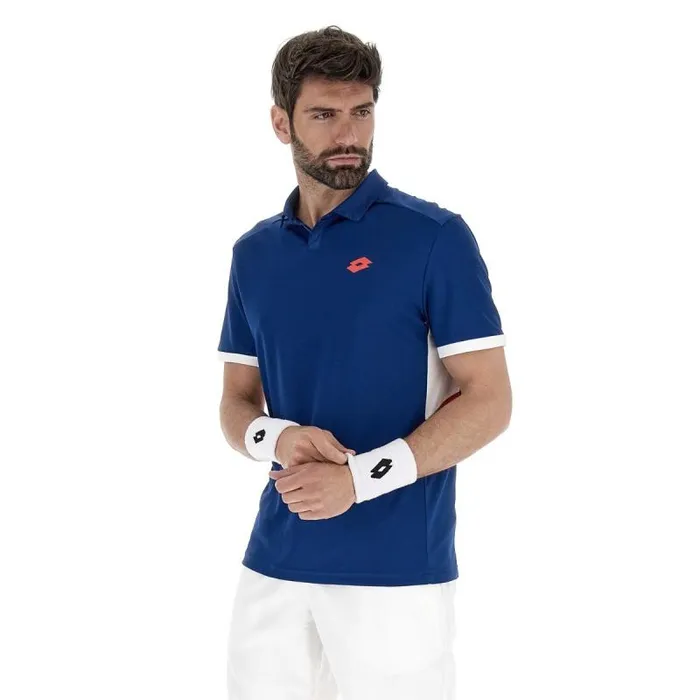 Lotto Sport Tennis ManWoman SQUADRA III POLO Blue 295c