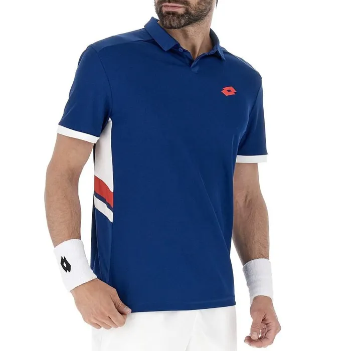Lotto Sport Tennis ManWoman SQUADRA III POLO Blue 295c Lotto Sport Tennis ManWoman SQUADRA III POLO Blue 295c