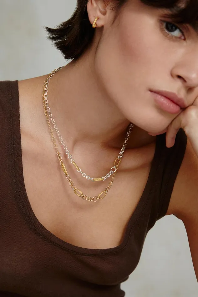 Luca Necklace Yellow Gold Women Chan Luu Necklaces