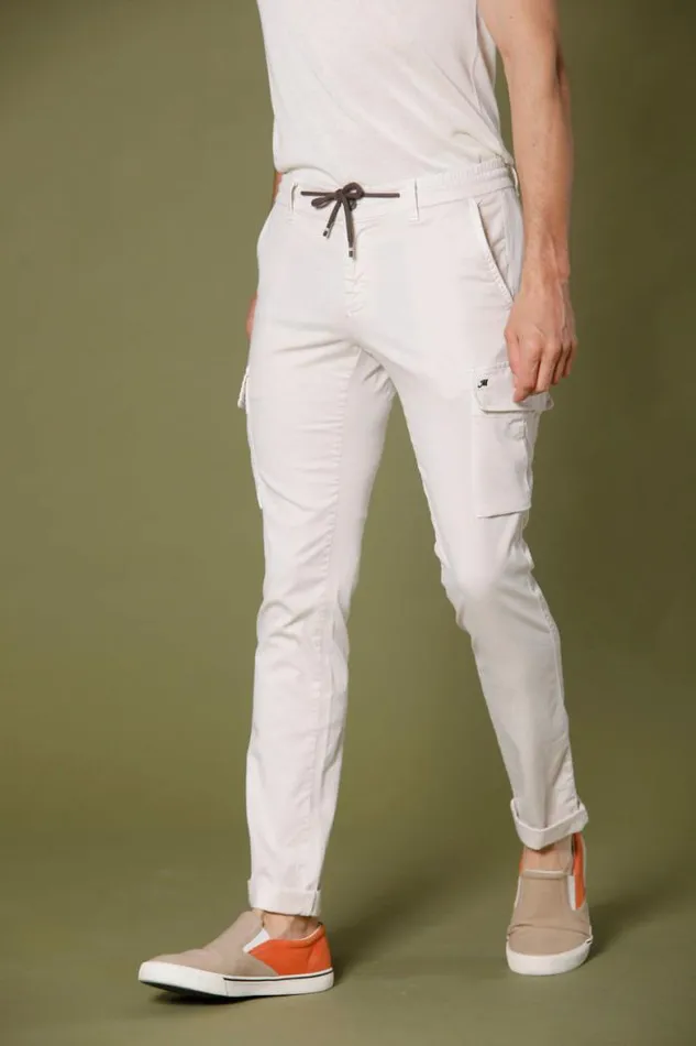 Man Chile Jogger Cargo Pants In Tencel And Cotton Extra Slim Mason039s Pants