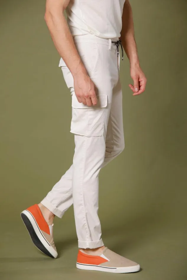 Man Chile Jogger Cargo Pants In Tencel And Cotton Extra Slim Mason039s Pants