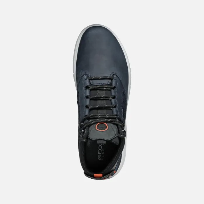 Man Geox Ankle Boots AERANTIS 4X4 ABX MAN Navy Waterproof Boots Navy