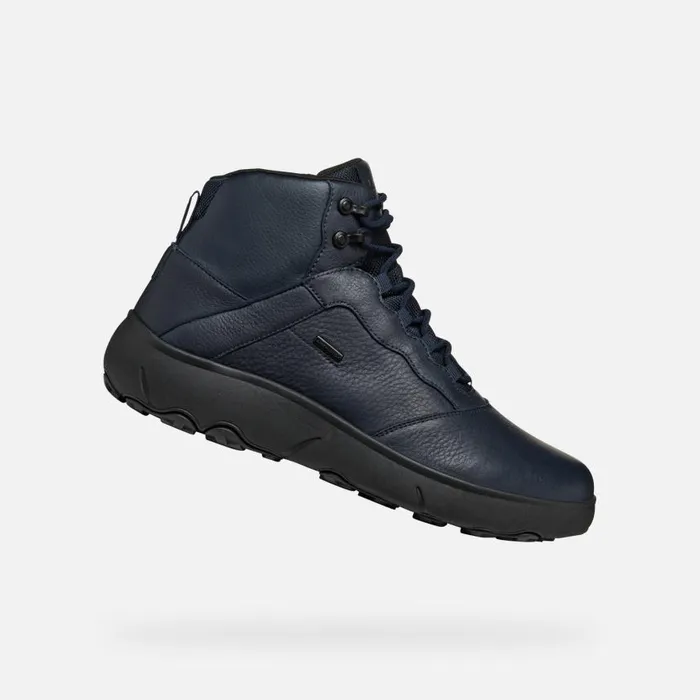 Man Geox Ankle Boots NEBULA GRIP ABX MAN Navy Mid Calf Boots Navy