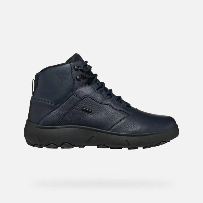 Man Geox Ankle Boots NEBULA GRIP ABX MAN Navy Mid Calf Boots Navy