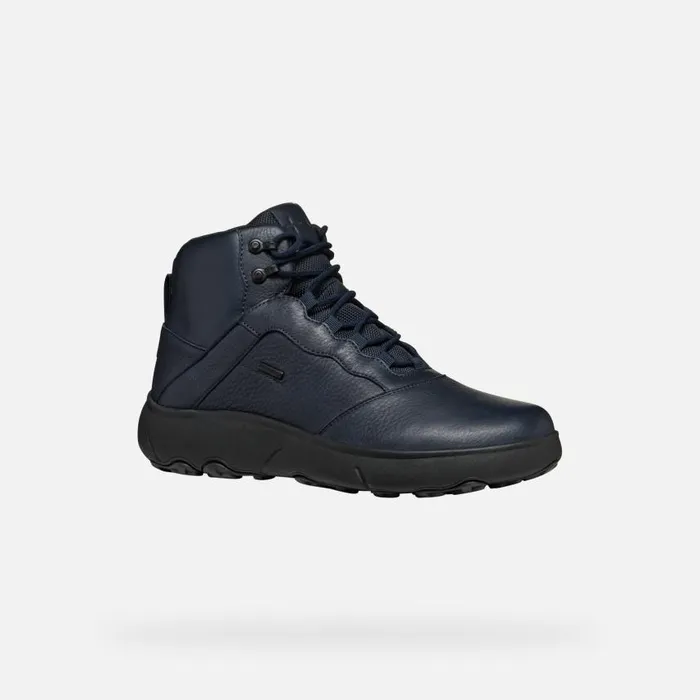 Man Geox Ankle Boots NEBULA GRIP ABX MAN Navy Mid Calf Boots Navy