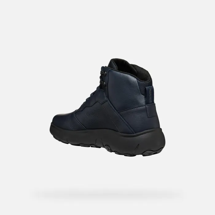 Man Geox Ankle Boots NEBULA GRIP ABX MAN Navy Mid Calf Boots Navy