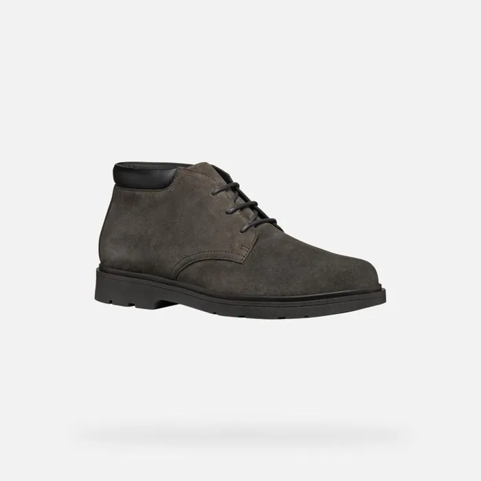 Man Geox Ankle Boots SPHERICA EC1 MAN Mud Mid Calf Boots Mud
