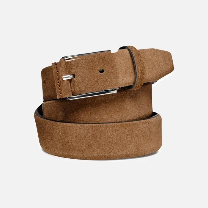 Man Geox Belts BELT MAN Dark Brown Belt Dark Brown