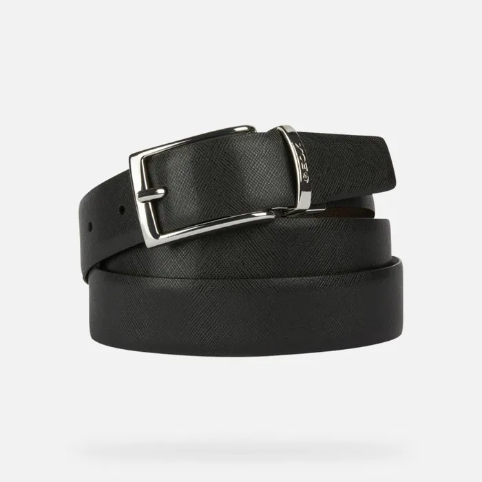 Man Geox Belts Geox Men039s Black BELT SS Blackcoffee