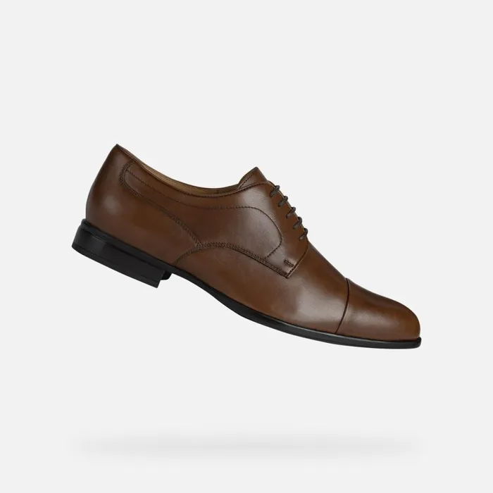Man Geox Formal Shoes IACOPO Men039s Cognac Special Occasion Shoes SS Cognac