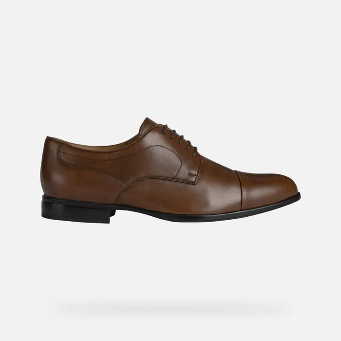 Man Geox Formal Shoes IACOPO Men039s Cognac Special Occasion Shoes SS Cognac