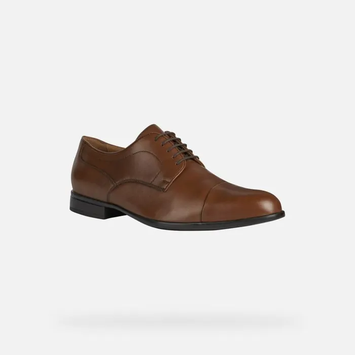 Man Geox Formal Shoes IACOPO Men039s Cognac Special Occasion Shoes SS Cognac