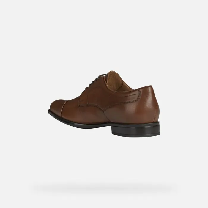 Man Geox Formal Shoes IACOPO Men039s Cognac Special Occasion Shoes SS Cognac