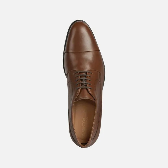 Man Geox Formal Shoes IACOPO Men039s Cognac Special Occasion Shoes SS Cognac